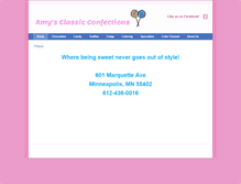 Tablet Screenshot of amysclassiccandy.com